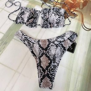 Animal print bikini